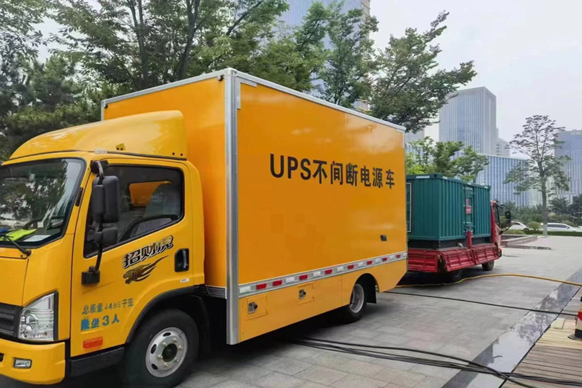 云县发电机租赁施工现场