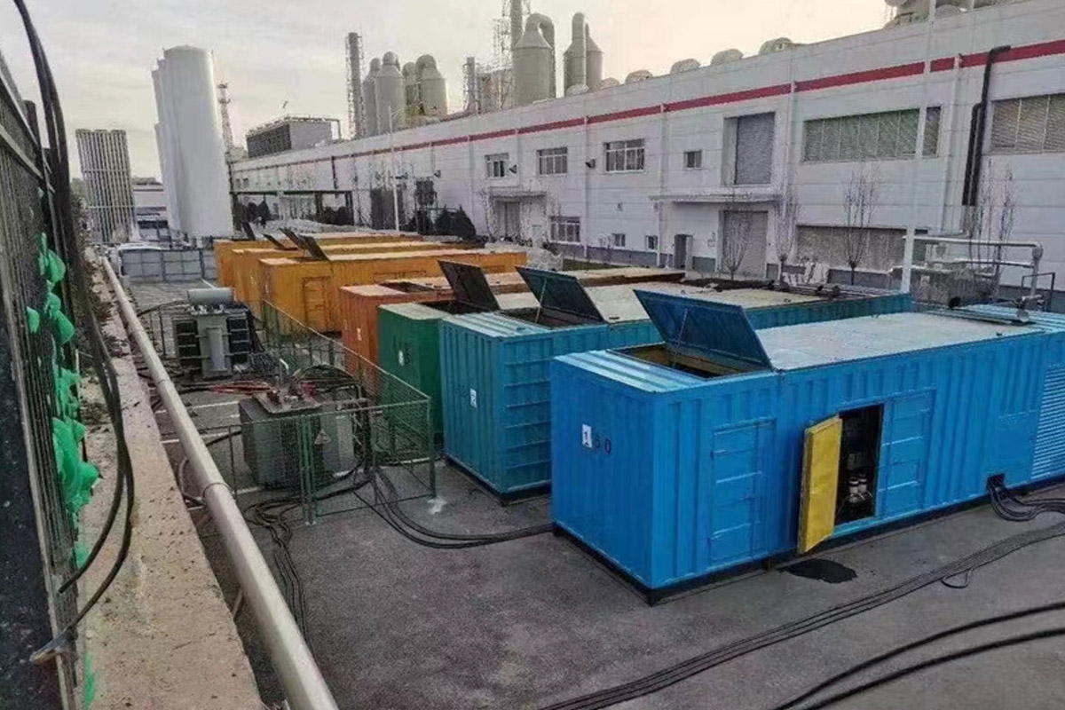 云县发电机租赁施工现场